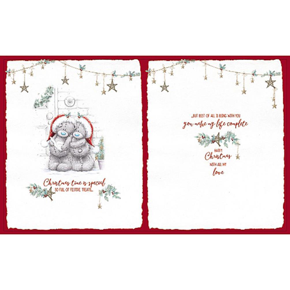Love Of My Life Handmade Me to You Bear Christmas Card Extra Image 1